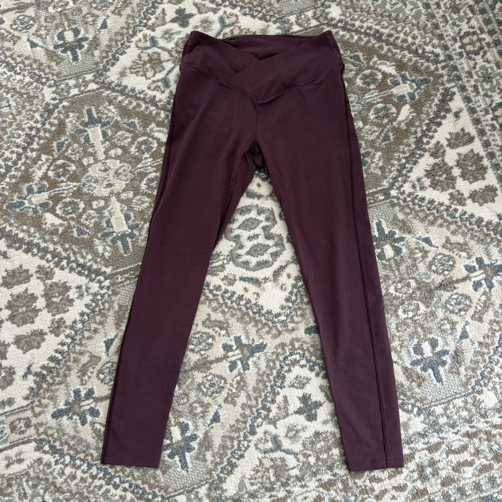 PINK Victoria's Secret Deep Plum Leggings